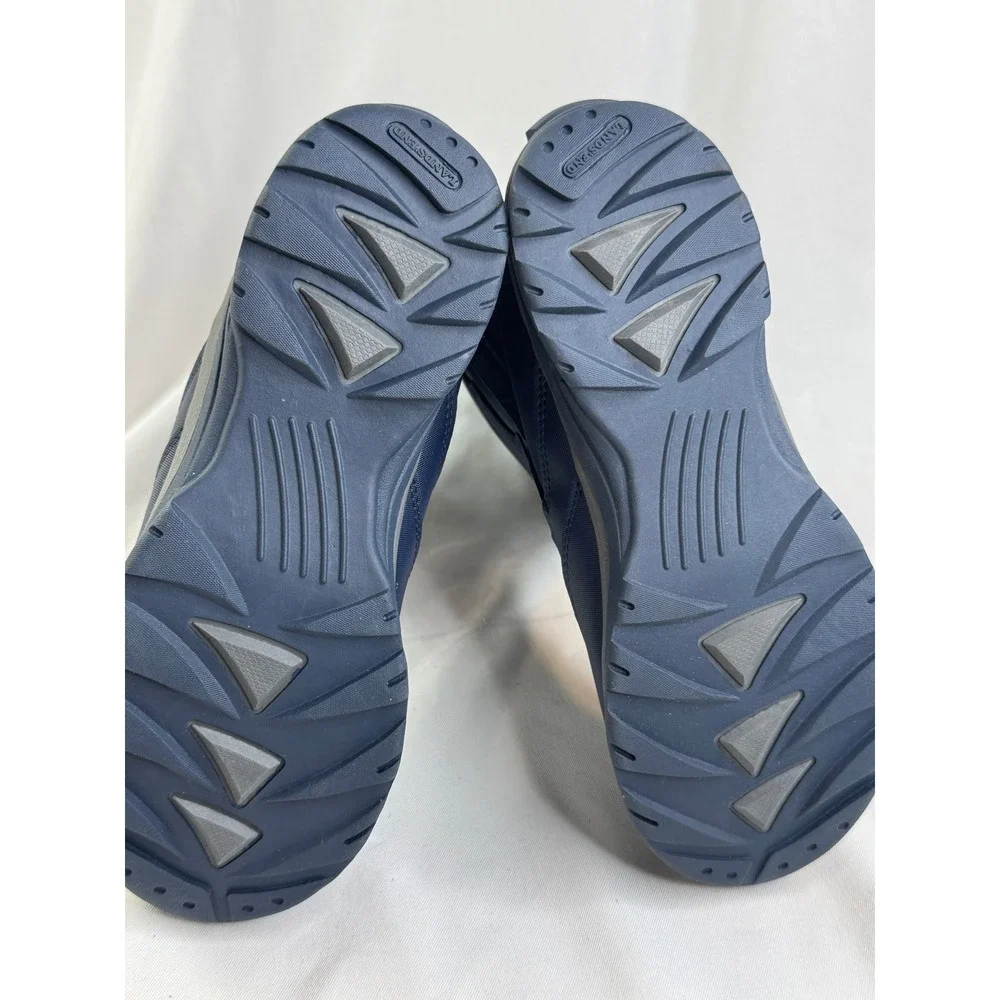 Lands End Youth Snow Flurry Boots Navy Blue Winter Water Resistant 6M V3328
